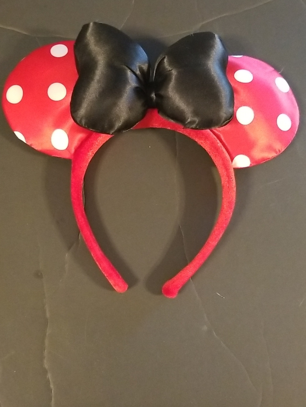 Disneyland Red Polka Dot Minnie-Style Ear Headband